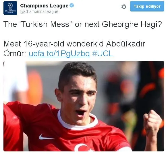 'Türk Messi' sahne aldı!-1