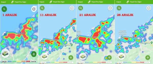 Koronavirüs vakaları yüzde 100 artmıştı! Zonguldak'ın risk haritası yeşile döndü!-2