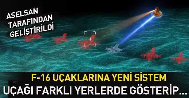 F-16 uçaklarına elektronik koruma sistemi