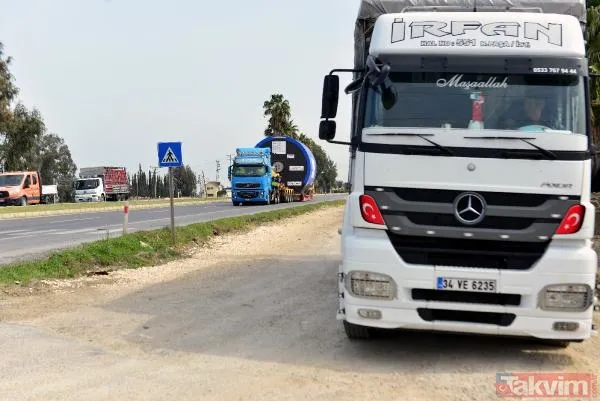 90 tekerlekli TIR! 147.5 ton ağırlığında! 250 kilometreyi 3 günde gitti - 11