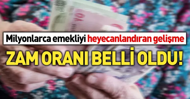 Milyonlarca emekliyi heyecanlandıran haber: Emekliye yüzde 5 zam