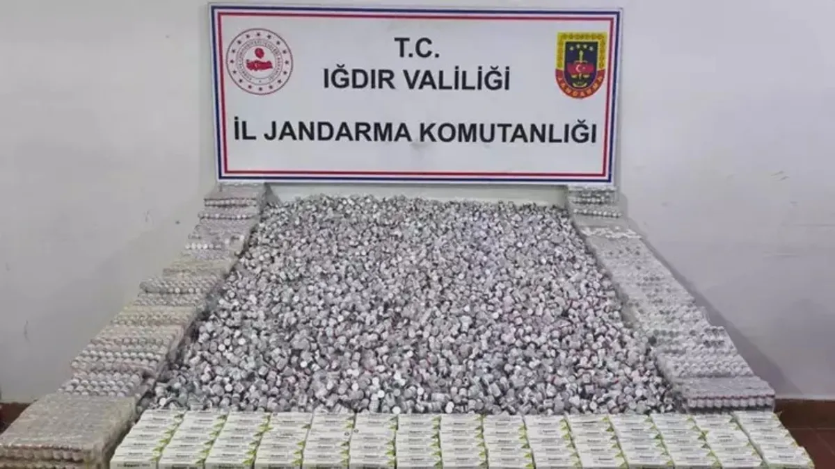 Jandarmadan kaçak botoks operasyonu: Araçtan binlerce ilaç çııktı