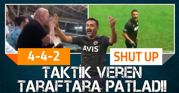 Fenerbahçe Teknik Direktörü Vitor Pereira kendisine taktik vermeye çalışan taraftara patladı: Kapa çeneni