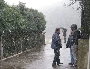 İstanbul'da kar yağışı başladı