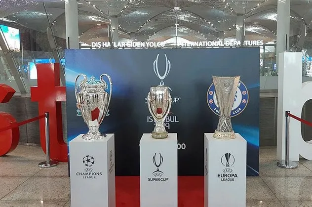 Süper Kupa, İstanbul Havalimanı’na getirildi