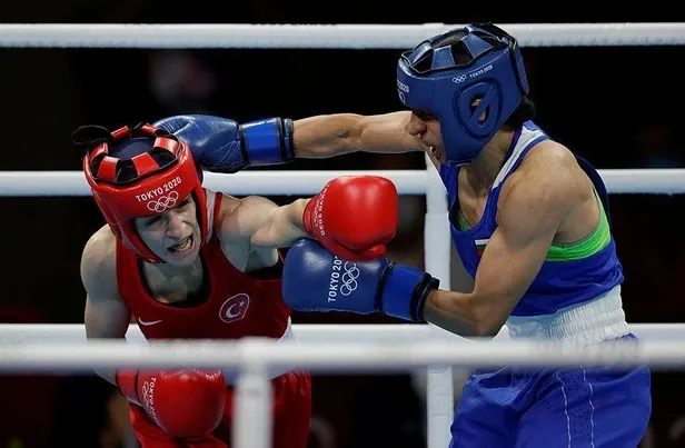 2020 Tokyo Olimpiyat Oyunları | Boksta Buse Naz Çakıroğlu ve Busenaz Sürmeneli'den tarihi başarı!-7
