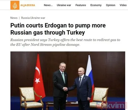 Türkiye doğal gaz merkezi oluyor! Başkan Erdoğan ve Putin’in Astana’daki görüşmesi dünya manşetlerinde!
