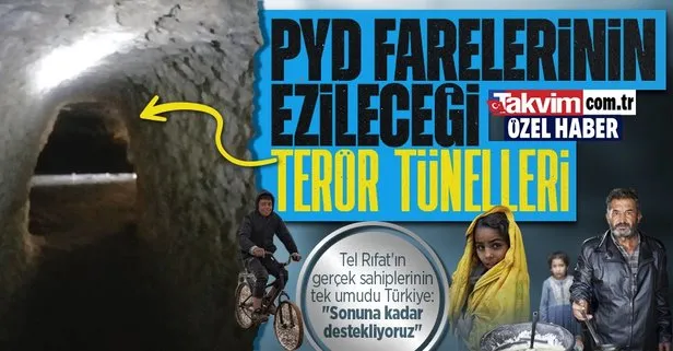 Terör örgütü PKK/YPG Tel Rıfat’ı tünellerle sardı! Azez’deki Tel Rıfat sakinleri kara harekatını bekliyor