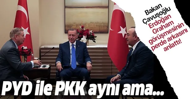 Dışişleri Bakanı Çavuşoğlu, Başkan Erdoğan-Senatör Graham görüşmesinin perde arkasını anlattı