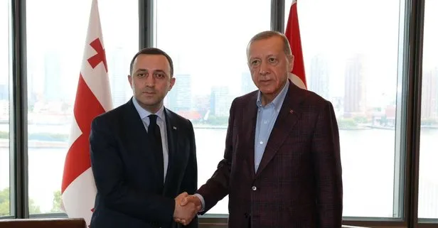 Başkan Recep Tayyip Erdoğan, Gürcistan Başbakanı Irakli Garibashvili’yi kabul etti