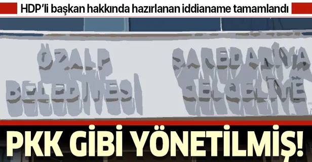 HDP’li belediye PKK gibi yönetilmiş!
