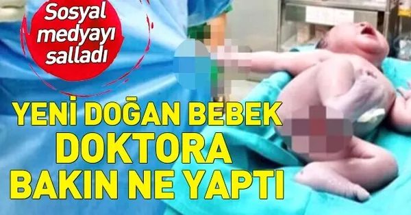 dunya bunu konusuyor yeni dogan bebek doktora bakin ne yapti takvim