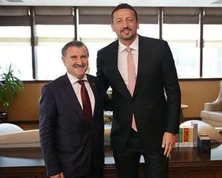 Hidayet Türkoğlu’ndan Bakan Bak’a ziyaret