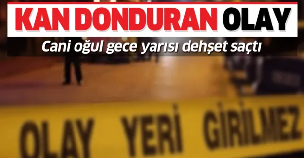 Madde bağımlısı oğlu tarafından 11 yerinden bıçaklandı