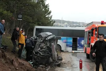 Eskişehir’de zincirleme kaza: 12’si asker 14 yaralı
