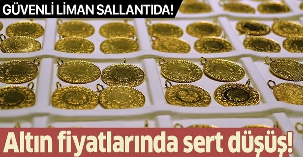 Altın fiyatlarında sert düşüş