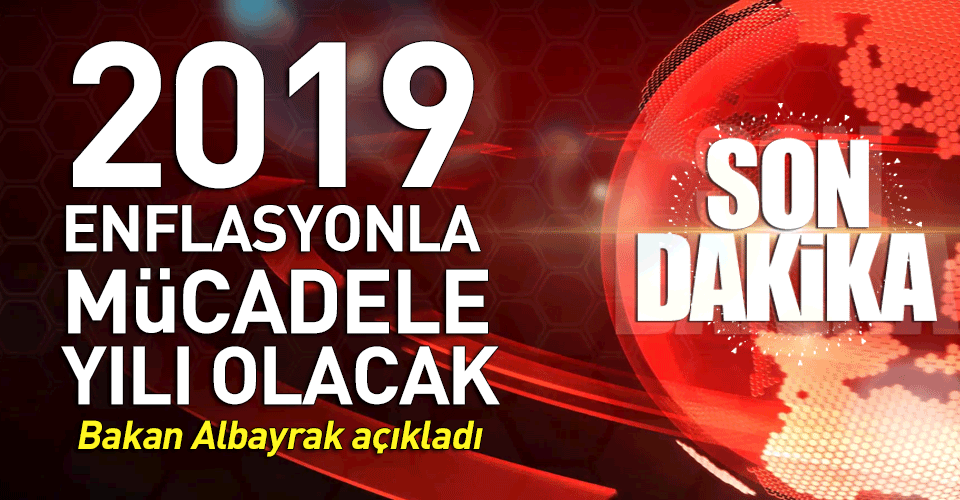 Bakan Albayrak: 2019 enflasyonla mücadele yılı olacak