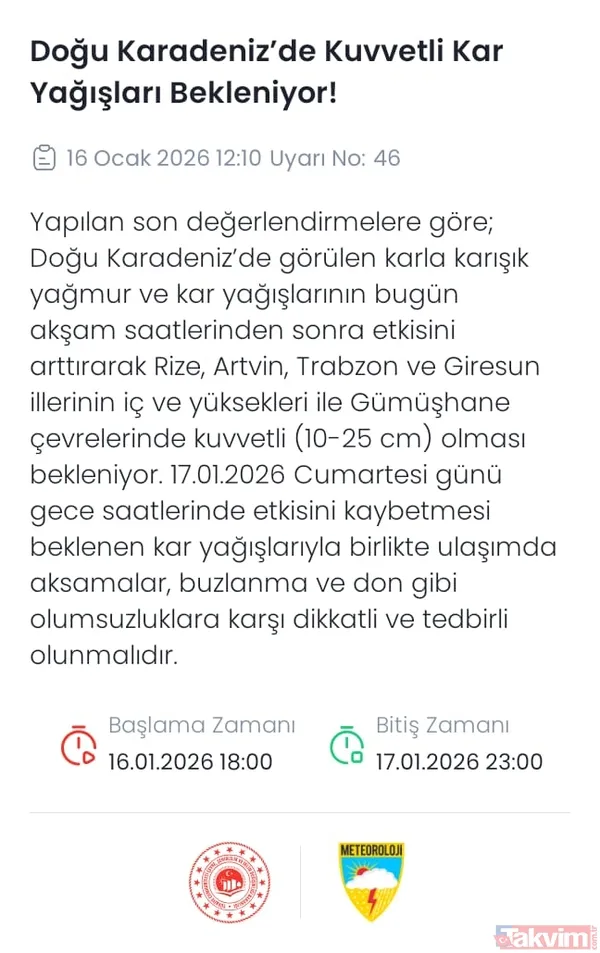 Kar yeniden İstanbul’da! Hafta sonu için Bakanlık'tan soğuk hava ve buzlanma uyarısı - 4