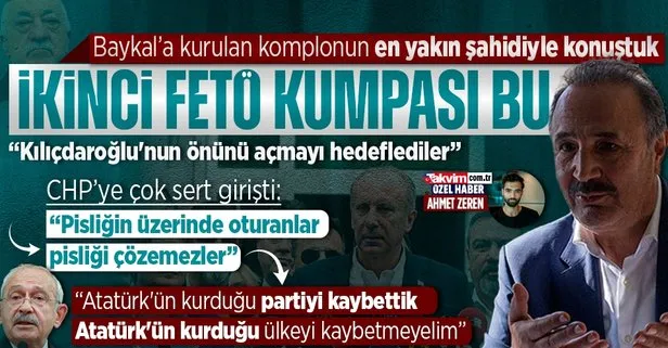 Mehmet Sevigen’den takvim.com.tr’ye ’Muharrem İnce’ açıklaması: İkinci FETÖ kumpası bu! Kılıçdaroğlu’nun önünü açmayı hedeflediler