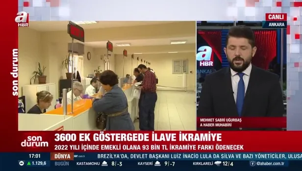 3600 ek göstergede ikramiye farkı!