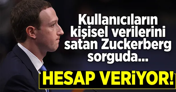 Mark Zuckerberg, kullanıcı bilgilerinin izinsiz paylaşılmasıyla ilgili ABD Kongresi'nde ifade veriyor