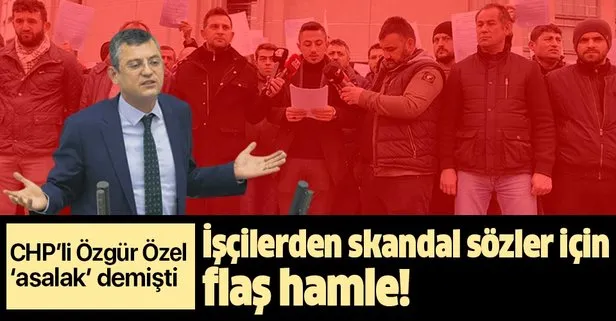 İBB çalışanlarından CHP’li Özgür Özel’in skandal sözlerine suç duyurusu