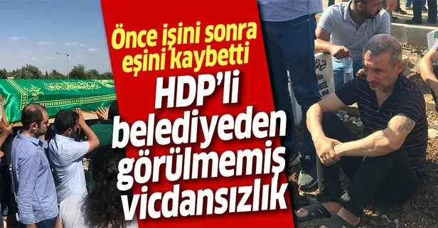 HDP’li Sur Belediyesi tarafından işten atılan işçinin eşi geçim sıkıntısı nedeniyle intihar etti