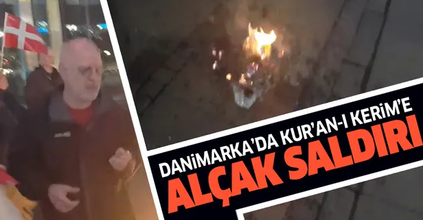 Danimarka'da Kur'an-ı Kerim'e alçak saldırı