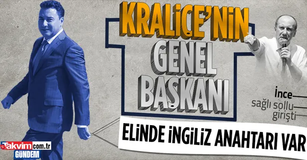 Muharrem İnce'den Ali Babacan'a olay gönderme: Elinde İngiliz anahtarı var herhalde! Kraliçe'nin genel başkanı mısın sen?