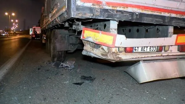 TEM'de ölümlü kaza! Otomobil TIR’a çarptı-4
