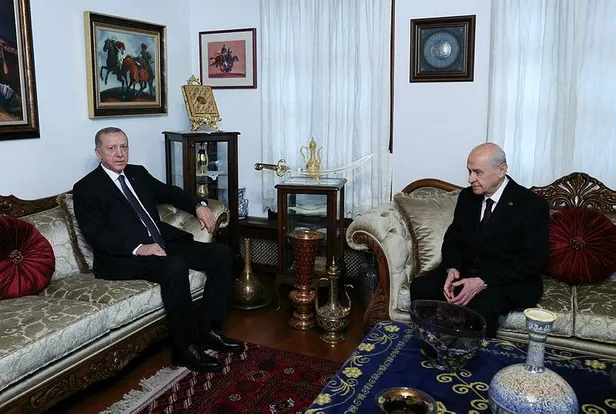 Başkan Erdoğan ve MHP Genel Başkanı Devlet Bahçeli bir araya geldi-2