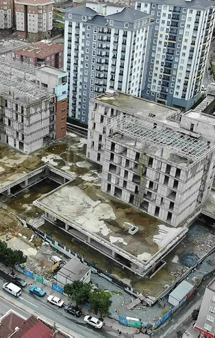 İBB öğrenci yurdu inşaatını çürümeye terk etti! Bağcılar Belediyesi Başkanı Lokman Çağırıcı: Devretsinler 6 ayda bitiririm