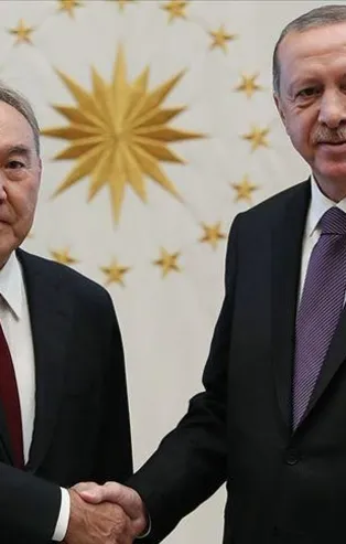 Başkan Erdoğan, Nazarbayev ile görüştü