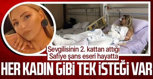 Antalya’da sevgilisinin itmesi sonucu 2. kattaki pencereden park halindeki otomobilin üzerine düşen Safiye Nur Gürbüz: Araba olmasaydı ölebilirdim