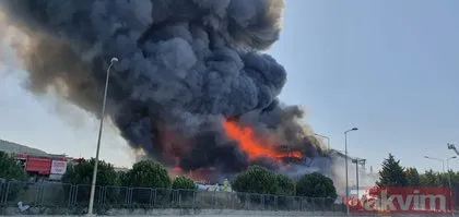 İstanbul Tuzla’da kimya fabrikasında yangın