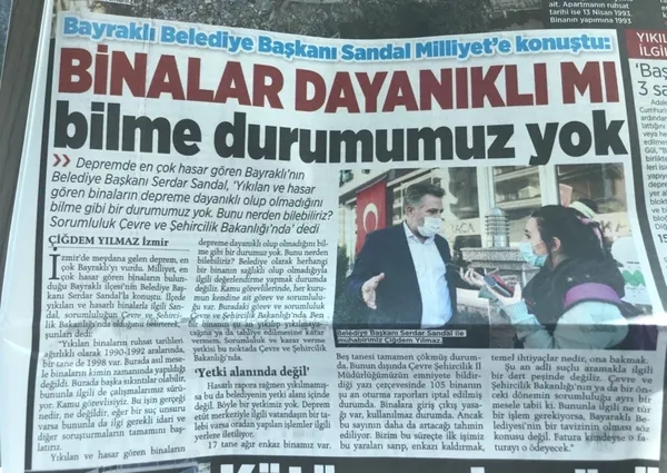 İzmir’deki yıkıcı deprem sonrası Bayraklı’da yıkılan binalarla ilgili CHP’li yöneticiler birbirleriyle çelişti