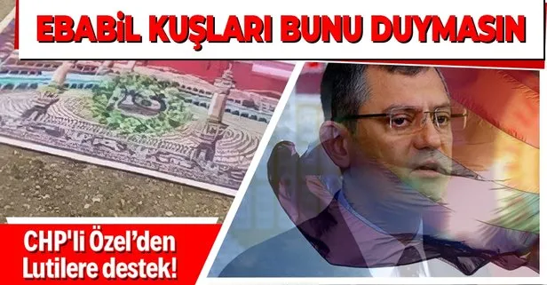 CHP’li Özgür Özel, Kabe-i Muazzama’nın üzerine şahmeran figürü yerleştiren Boğaziçi’ndeki sapkın Lutilere destek verdi