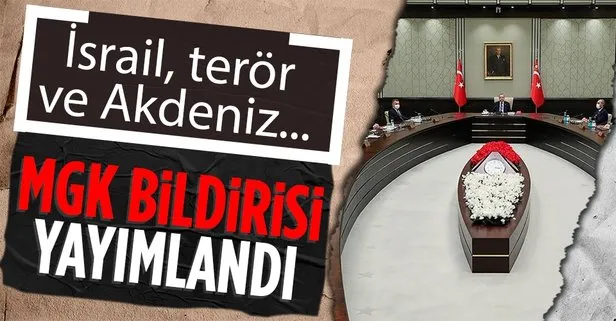 MGK Bildirisi yayımlandı