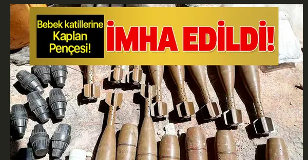 Pençe-Kaplan operasyonunda ele geçirildi! Hepsi imha edildi!-1