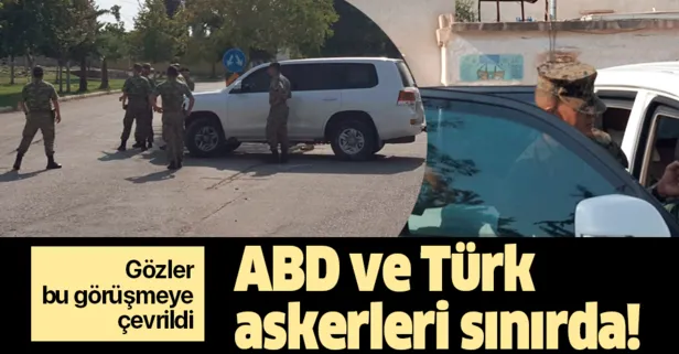 ABD ve Türk askerleri sınırda