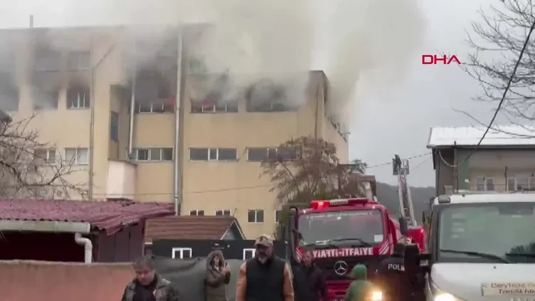 Beykoz'da yangın!