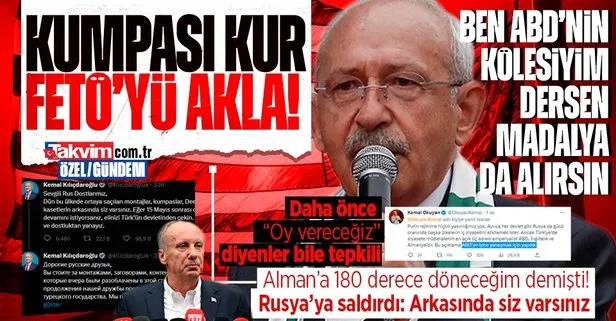 7’li koalisyonun adayı CHP’li Kemal Kılıçdaroğlu’nun FETÖ’yü aklama operasyonu! Rusya’yı suçladı: Kasetlerin arkasında siz varsınız