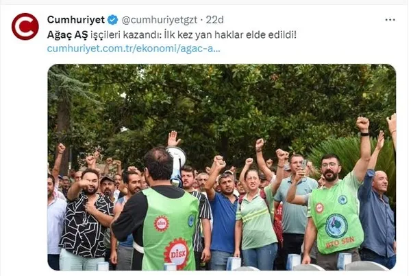 Günlerdir hakkını arayan Ağaç AŞ işçilerine şok! PR için Youtuber'lara 25 bin TL ödeyen İBB yönetiminden komik zam! Yan haklar verildi ama...-6