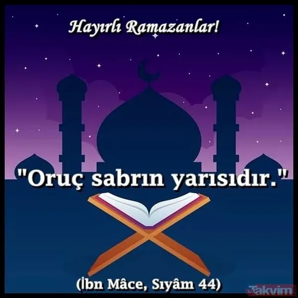 En güzel karşılama, başlangıç mesajları! Ramazan ayı ile ilgili sözler, hadisler, ayetler! Ramazan manileri, görselleri! RAMAZAN HOŞGELDİN MESAJLARI - 18