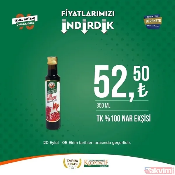 Tarım Kredi 5 Ekim FİYAT LİSTESİ 2023! Kooperatif marketlerinde indirimlerin son günü! Kırmızı mercimek 22.25, tost peyniri 59. 90... - 9