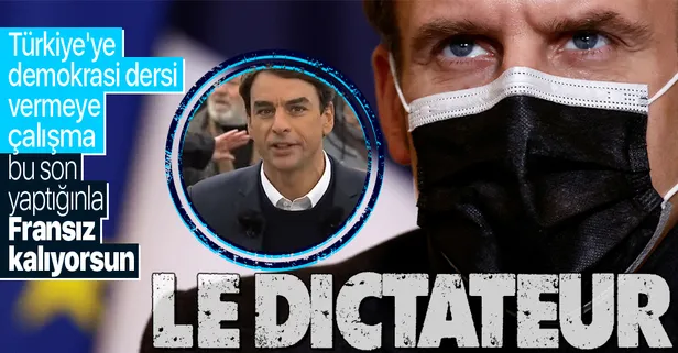 Fransa Cumhurbaşkanı Emmanuel Macron'a dokunan yanar! "Macron istifa" diye bağırdı psikiyatri servisine gönderildi