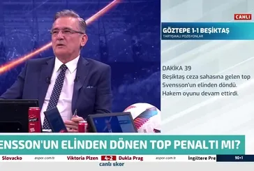 Svensson’un elinden dönen top penaltı mı?