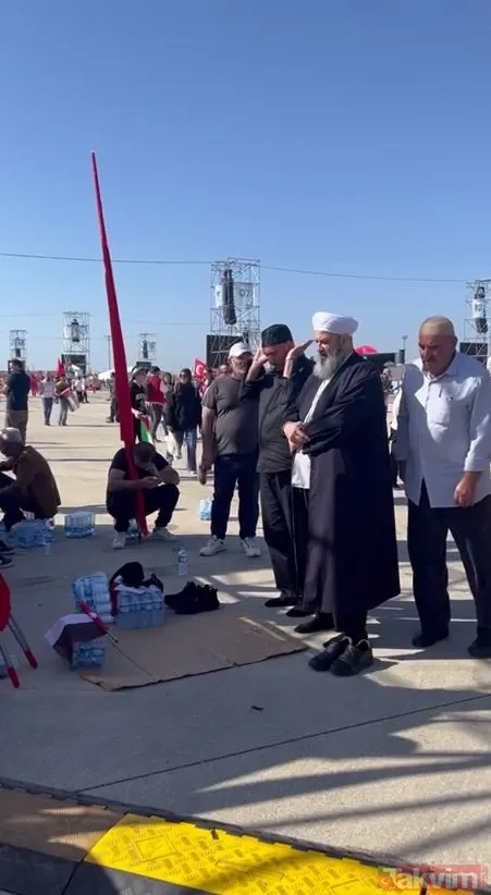 BÜYÜK FİLİSTİN MİTİNGİ! 7'den 70'e milyonlarca vatandaş Atatürk Havalimanı'na akın etti! - 17