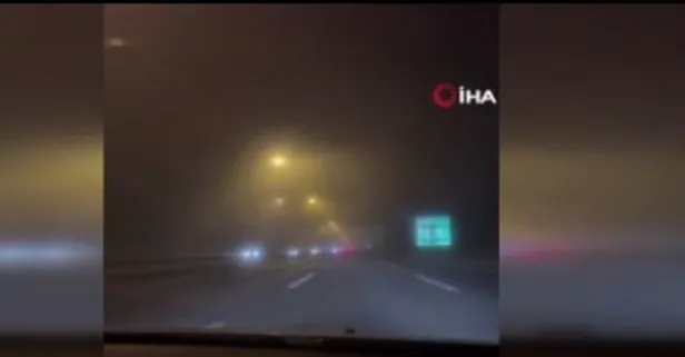 Son dakika: İstanbul'da gece saatlerinde sis etkili oldu