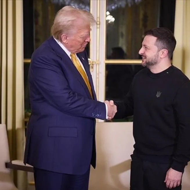 Dün Putin bugün Zelenskiy! ABD Başkanı Donald Trump Ukrayna Devlet Başkanı ile görüştü
